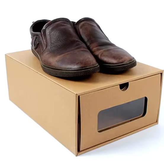 Custom printed cardboard paper shoe boxes with custom logo small carton box