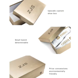 logo print corrugate paper creative sport shoes packaging boxes